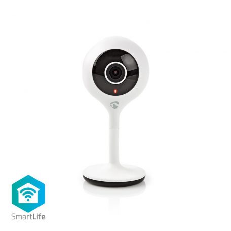 SmartLife beltéri kamera | Wi-Fi | HD 720p | Felhőalapú Tárolás (opcionális) / microSD (nem tartozék) | Mozgásérzékelővel | Éjjellátó | Fehér