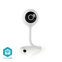   SmartLife beltéri kamera | Wi-Fi | Full HD 1080p | Felhőalapú Tárolás (opcionális) / microSD (nem tartozék) | Mozgásérzékelővel | Éjjellátó | Fehér