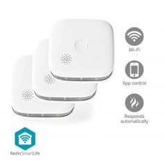   SmartLife füstérzékelő | Wi-Fi | Elemes Áramellátás | Érzékelő élettartama: 10 év | EN 14604 | Max. akku élettartam: 24 Hónap | 85 dB | Fehér | 3 db