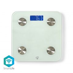   SmartLife Egészségügyi mérlegek | Wi-Fi | BMR / Csontok / Izom / Súly / Víz / Zsír | 8 | Max. terhelés: 180 kg | Android™ / IOS | Üveg | Fehér