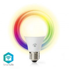   SmartLife Színes izzó | Wi-Fi | E27 | 806 lm | 9 W | Meleg és lehűlni fehér / RGB | 2700 - 6500 K | Android™ / IOS | Izzó | 1 db