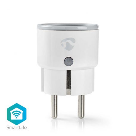 SmartLife Intelligens Csatlakozó | Wi-Fi | IP21 | Teljesítmény mérő | 2500 W | Földelt csatlakozó / F típus (CEE 7/7) | -10 - 40 °C | Android™ / IOS | Fehér | 1 db