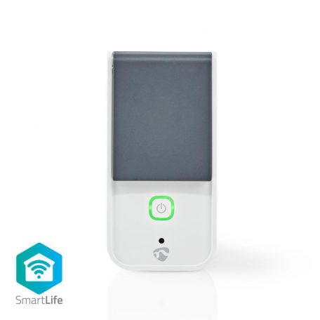 SmartLife Intelligens Csatlakozó | Wi-Fi | IP44 | Teljesítmény mérő | 3680 W | Földelt csatlakozó / F típus (CEE 7/7) | -30 - 40 °C | Android™ / IOS | Fehér / Szürke | 1 db