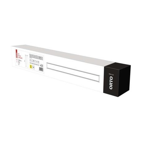 LED lineáris lámpatest ORTO 19W, semleges fehér