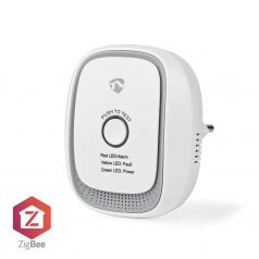   SmartLife Gázérzékelő | Zigbee 3.0 | Hálózati Áramellátás | Érzékelő élettartama: 5 év | EN 50194-1:2009 | Android™ / IOS | Teszt gombbal | 75 dB | Fehér