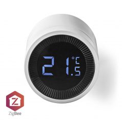   SmartLife Radiátor Vezérlés | Zigbee 3.0 | Elemes Áramellátás | LCD | Android™ / IOS