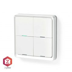   SmartLife fali kapcsoló | Zigbee 3.0 | Fali Tartó | Android™ / IOS | Műanyag | Fehér