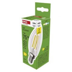   LED izzó Filament gyertya / E14 / 7 W (75 W) / 1055 lm / természetes fehér