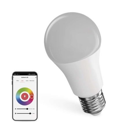 LED izzó GoSmart A60 / E27 / 11 W (75 W) / 1 050 lm / RGB / dimmelhető / WiFi